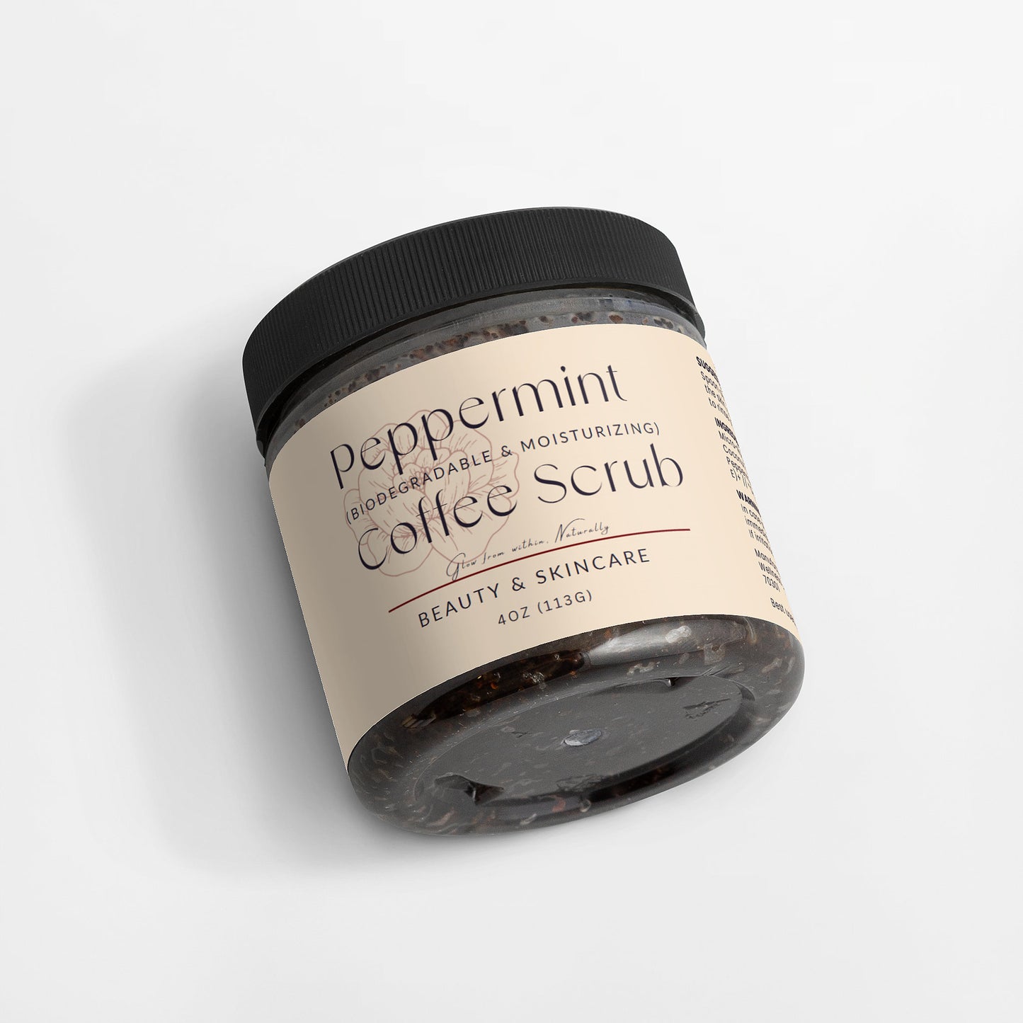 Peppermint Coffee Scrub