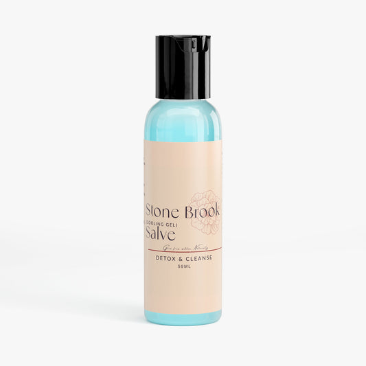 Stone Brook Salve cooling gel for muscle and joint relief in 59ml bottle