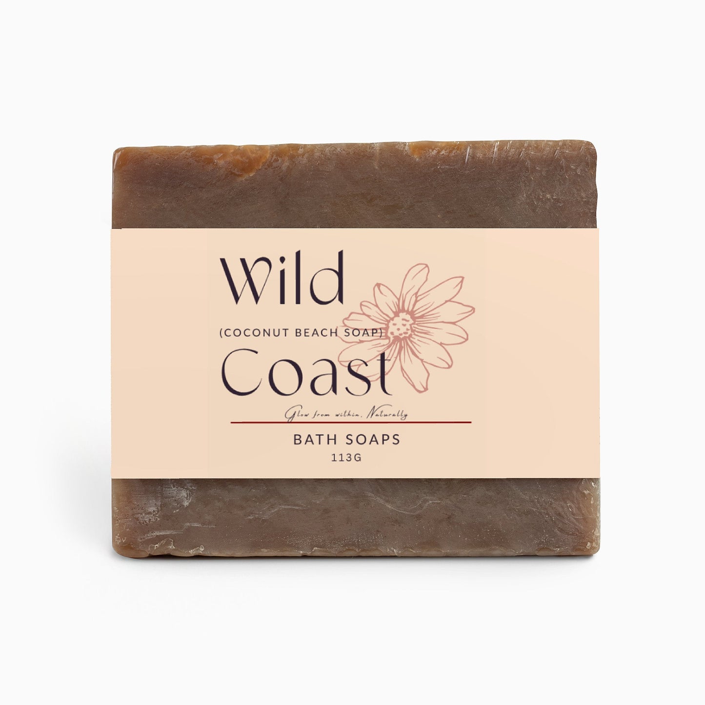 Wild Coast coconut beach soap bar with natural ingredients and tropical scent